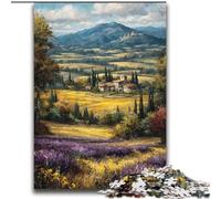 Rompecabezas de 2000 Piezas de la Provenza Francesa para Adultos y Adolescentes Interacción Entre Padres e Hijos para Reducir el estrés (70x100cm)