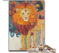 Rompecabezas de 2000 Piezas de Lion Art, Juguete Educativo Intelectual descompresor, Juego Educativo para cumpleaños y Navidad (70x100cm)