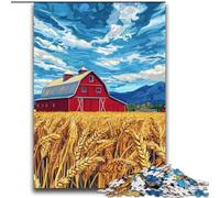 Rompecabezas de 2000 Piezas de un Campo de Trigo de Dibujos Animados, Juegos Familiares Divertidos, Actividades para el hogar, Regalo de cumpleaños, Regalos de Viaje (70x100cm)