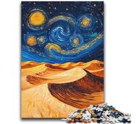 Rompecabezas de 2000 Piezas Desierto Nocturno para Adultos y Adolescentes ¡Disfruta de Tus Vacaciones en casa! Cada Pieza es única Juego desafiante y Divertido para Toda la Familia (70x100cm)