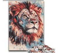 Rompecabezas de 2000 Piezas Lion Art para Adultos y Adolescentes Difícil de completar, Pero Divertido y Divertido Regalo de cumpleaños, decoración de Pared 70x100cm