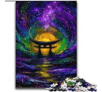 Rompecabezas de 2000 Piezas Misterioso Torii Gate para Adultos, un Juego desafiante y Familiar Que interactúa con Padres e Hijos (70x100cm)