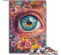 Rompecabezas de 2000 Piezas Ojos de Flor para Adolescentes, Juguetes educativos, Regalos antiestrés para el Amigo Invisible a Partir de 14 años (70x100cm)
