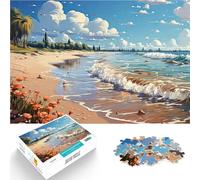 Rompecabezas de 2000 Piezas para Adolescentes Anime de retiro Junto al mar Juego Familiar para y para la decoración del hogar 70x100cm