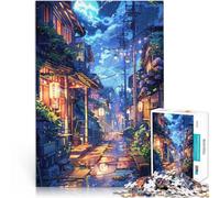 Rompecabezas de 2000 Piezas para Adolescentes Anime Lofi de Noches japonesas Juego de Preguntas para la decoración del hogar 70x100cm