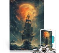 Rompecabezas de 2000 Piezas para Adolescentes Aventuras en Barcos Piratas Juegos de relajación Juguetes de decoración del hogar 70x100cm