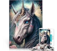 Rompecabezas de 2000 Piezas para Adolescentes Bosque Encantado del Unicornio Juegos educativos Regalos para Amigos y Familiares 70x100cm