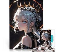 Rompecabezas de 2000 Piezas para Adolescentes Chica de Anime con Corona Juegos educativos Decoración artística del hogar 70x100cm
