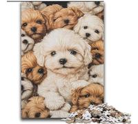 Rompecabezas de 2000 Piezas para Adolescentes, Collage de Perros Shih Tzu, Juguete Educativo Intelectual descompresor, decoración, 70x100cm