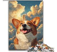 Rompecabezas de 2000 Piezas para Adolescentes: Corgi en la Nube, un Juego desafiante, Toda la Familia a Partir de los 14 años, 70x100cm