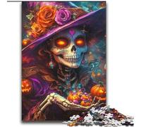 Rompecabezas de 2000 Piezas para Adolescentes, Esqueleto de Halloween, para Mayores de 14 años, Juego de ingenio, Adultos y Adolescentes, 70x100cm
