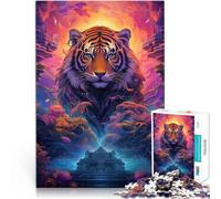 Rompecabezas de 2000 Piezas para Adolescentes Fantasía de Tigre Juegos Divertidos para la Familia Juego de desafío único 70x100cm