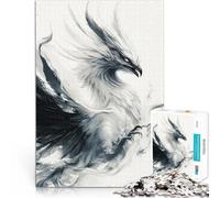 Rompecabezas de 2000 Piezas para Adolescentes Fénix Blanco Desafío difícil para aliviar el estrés Regalo de Obra de Arte 70x100cm