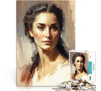 Rompecabezas de 2000 Piezas para Adolescentes La Mujer pictórica Juego desafiante y Juego Familiar Juego de desafío único 70x100cm