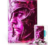 Rompecabezas de 2000 Piezas para Adolescentes Mujer guerrera de Rosa para divertirse en Familia Juego Educativo para cumpleaños y Navidad. 70x100cm
