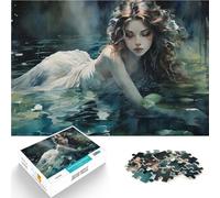 Rompecabezas de 2000 Piezas para Adolescentes NINFA del Agua Juguetes educativos de Aprendizaje Colección de Artistas, Bellas Artes 70x100cm