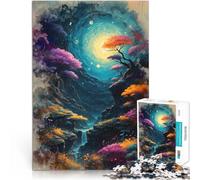 Rompecabezas de 2000 Piezas para Adolescentes Paisaje de Cascada de ensueño Juguetes de Juego desafiantes Gran Regalo 70x100cm