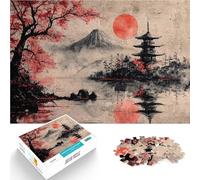 Rompecabezas de 2000 Piezas para Adolescentes Paisaje de Pagoda Japonesa Juego de ingenio Juguetes de decoración del hogar 70x100cm