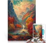 Rompecabezas de 2000 Piezas para Adolescentes Paisaje de Pintura al óleo Juego de Preguntas Juguetes de decoración del hogar 70x100cm