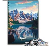 Rompecabezas de 2000 Piezas para Adolescentes, Paisaje del Parque Nacional Banff, Juguetes educativos, Juegos para aliviar el estrés, interacción Entre Padres e Hijos, 70x100cm