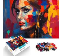 Rompecabezas de 2000 Piezas para Adolescentes Pintura de Mujer de Arte Digital Juego de Preguntas Grandes Regalos y Juguetes 70x100cm