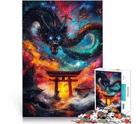 Rompecabezas de 2000 Piezas para Adolescentes Puerta de la Galaxia del Dragón Juego Intelectual para la decoración del hogar 70x100cm