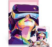 Rompecabezas de 2000 Piezas para Adolescentes Realidad Virtual Juguetes de Entretenimiento Familiar Gran Regalo para Juegos 70x100cm