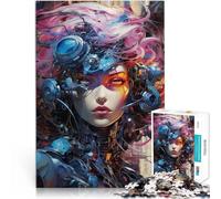 Rompecabezas de 2000 Piezas para Adolescentes Retrato de Robot 1 Desafío difícil para aliviar el estrés Lista de Deseos con Papá Noel 70x100cm