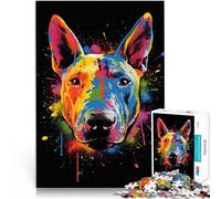 Rompecabezas de 2000 Piezas para Adolescentes Staffordshire Bull Terrier Juego práctico Decoración de Pared cumpleaños y Navidad 70x100cm