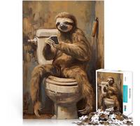 Rompecabezas de 2000 Piezas para Adolescentes Texto del teléfono del baño de la Pereza Alivio del estrés Buen Regalo 70x100cm