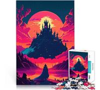 Rompecabezas de 2000 Piezas para Adolescentes Valle de la fantasía Oscura Regalos de Juegos desafiantes Apto para Parejas 70x100cm