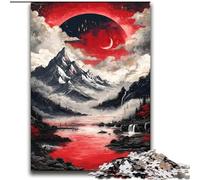 Rompecabezas de 2000 Piezas para Adolescentes y Adultos: el Misterioso Monte Fuji, un desafío difícil para aliviar el estrés con póster a Juego y Hoja de Trivia de 70x100cm