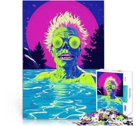 Rompecabezas de 2000 Piezas para Adolescentes Zombie con Gafas de Sol Juego desafiante con Piezas de Formas aleatorias Que se entrelazan Completamente 70x100cm