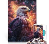 Rompecabezas de 2000 Piezas para Adultos “Águila en el Bosque cósmico” Hecho de Papel,para Mayores de 14 años Rompecabezas para Mejorar el Amor Entre Parejas。tamaño:70x100cm/27.5x39.3pulgada