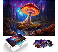 Rompecabezas de 2000 Piezas para Adultos Árboles de Hongos psicodélicos Juego Familiar para y Juguetes de decoración del hogar 70x100cm
