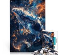 Rompecabezas de 2000 Piezas para Adultos “Ballena Celestial cósmica” Hecho de Papel,para Mayores de 14 años Diversión Familiar Regalos interesantes para Reducir el estrés。tamaño:70x100cm
