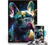 Rompecabezas de 2000 Piezas para Adultos Bulldog Francés Estilo 4 Juguetes de Juego para Regalo Familiar Obra de Arte 70x100cm