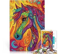 Rompecabezas de 2000 Piezas para Adultos “Caballo Avatar artístico” Hecho de Papel,Apto para Personas Mayores de 14 años. Juguete de desafío Regalos de Juegos de Navidad。tamaño:70x100cm