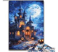 Rompecabezas de 2000 Piezas para Adultos, Castillo de Halloween, desafío de Inteligencia Cerebral, Juguetes adictivos, Regalo Divertido para Mayores de 14 años, 70x100cm