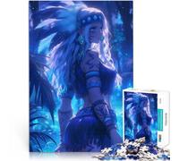 Rompecabezas de 2000 Piezas para Adultos Chica Tribal de Anime Juguetes de Entretenimiento Familiar Juego de desafío único 70x100cm