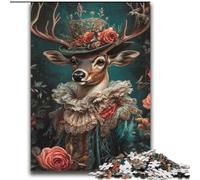 Rompecabezas de 2000 Piezas para Adultos, Ciervo Macho, diversión Familiar, Actividades en casa, Regalo de cumpleaños, Regalos de Viaje, para niños de 14 años en adelante, 70x100cm