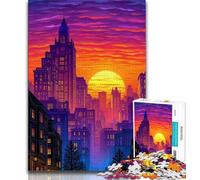 Rompecabezas de 2000 Piezas para Adultos con escenas callejeras, Juego Educativo, desafío, Juguete, decoración de Pared, cumpleaños y Navidad, 70x100cm