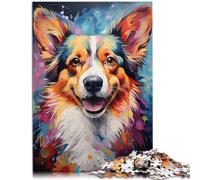 Rompecabezas de 2000 piezas para adultos Corgi Dog para rompecabezas de 27.56 x 39.37 pulgadas, juego educativo para cumpleaños, Navidad para adolescentes de 14 años en adelante