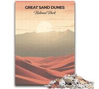 Rompecabezas de 2000 Piezas para Adultos de Great Sand Dunes, un Juego desafiante y Educativo para Toda la Familia, Ideal para cumpleaños y Navidad 2000 Piezas (70x100cm)
