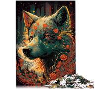 Rompecabezas de 2000 piezas para adultos de lobo de otro mundo para rompecabezas de 27.55 x 39.37 pulgadas, regalo de cumpleaños de Navidad adecuado para adolescentes de 14 años en adelante