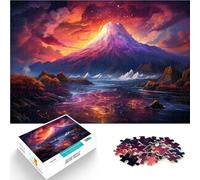 Rompecabezas de 2000 piezas para adultos de Monte Fuji colorido para juegos educativos, juguete de desafío, mejora la memoria, 27.56" x 39.37"