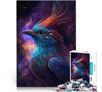 Rompecabezas de 2000 piezas para adultos, diseño de ave fénix, galaxia, para diversión familiar, lista de deseos de Navidad con Papá Noel, 27.56 x 39.37 pulgadas, adecuado para adolescentes mayores de