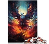 Rompecabezas de 2000 piezas para adultos, diseño de fénix de fantasía misteriosa, juego educativo para cumpleaños, Navidad, 27.56 x 39.37 pulgadas