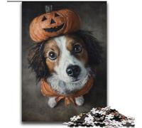 Rompecabezas de 2000 Piezas para Adultos, diseño de Perros de Halloween, Juegos educativos, decoración del hogar, Juego Educativo para cumpleaños y Navidad, 70x100cm