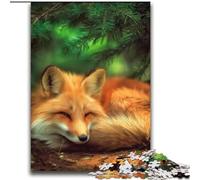 Rompecabezas de 2000 Piezas para Adultos, diseño de Zorro del Bosque, antiestrés, desafío difícil, decoración única para el hogar y Regalos, 70x100cm